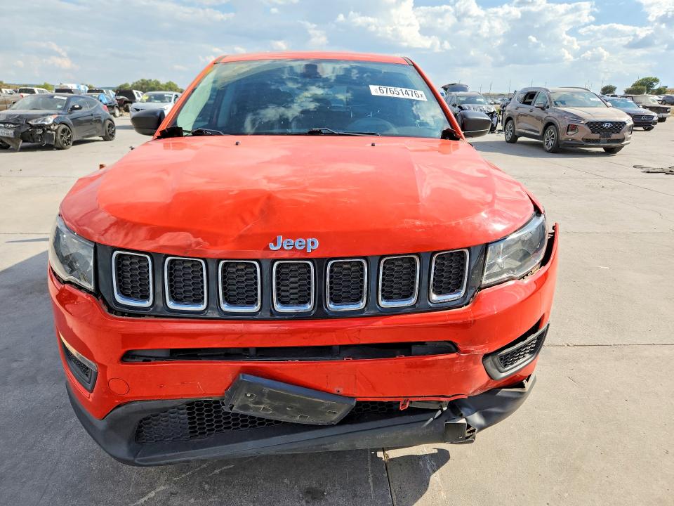 2018 Jeep Compass მანქანა იყიდება აუქციონზე, vin: 3C4NJCAB1JT271626, აუქციონის ნომერი: 67651476