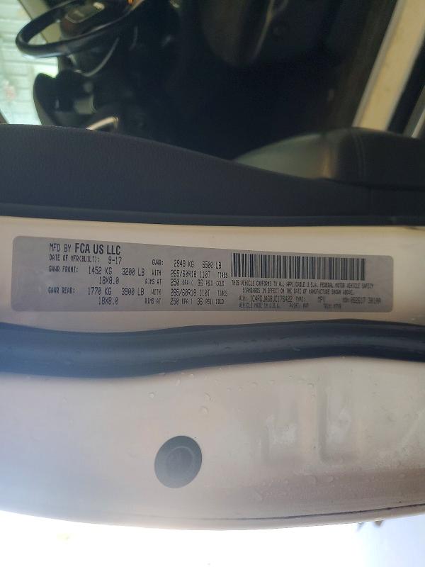2018 Dodge Durango მანქანა იყიდება აუქციონზე, vin: 1C4RDJAG8JC176422, აუქციონის ნომერი: 67139476