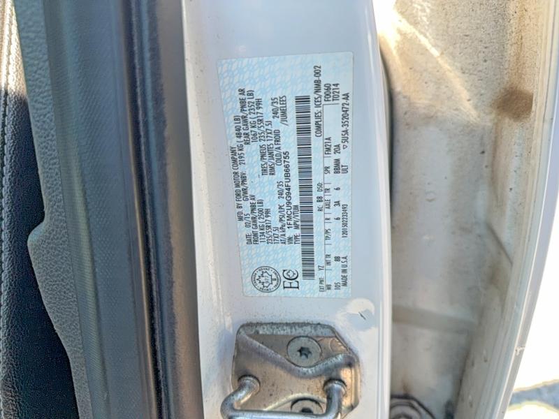 Aukcja sprzedaży 2015 Ford Escape, vin: 1FMCU9G94FUB66755, numer aukcji: 68003396