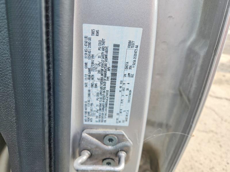 2013 Ford Escape მანქანა იყიდება აუქციონზე, vin: 1FMCU0G98DUC21832, აუქციონის ნომერი: 67455996