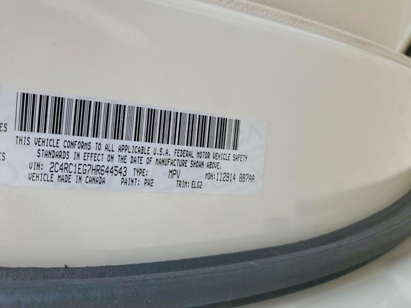 Продажа на аукционе авто 2017 Chrysler Pacifica, vin: 2C4RC1EG7HR644543, номер лота: 70604536