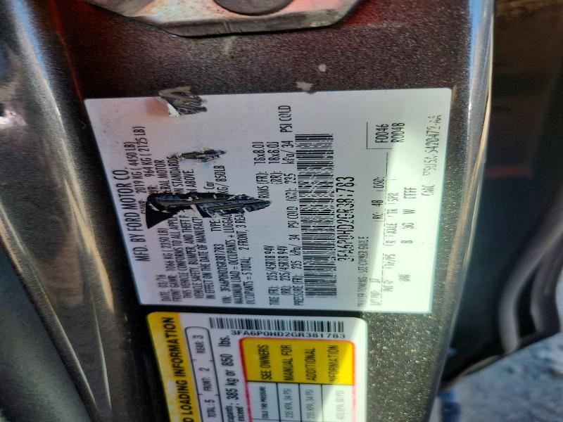 Aukcja sprzedaży 2016 Ford Fusion, vin: 3FA6P0HD2GR381783, numer aukcji: 70436986