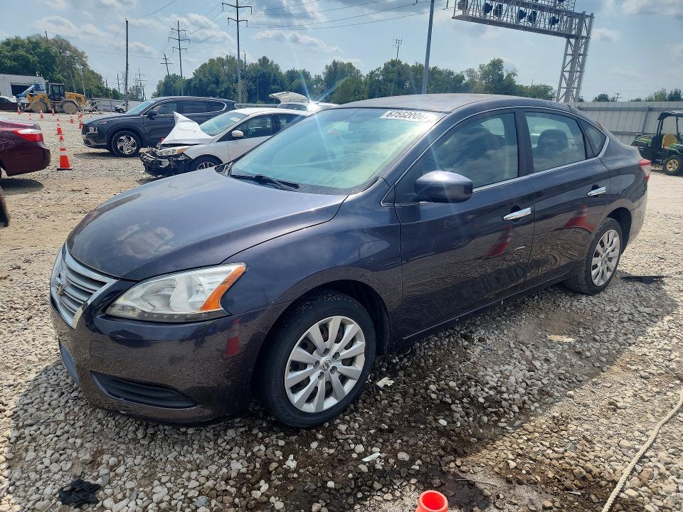 2014 Nissan Sentra მანქანა იყიდება აუქციონზე, vin: 1N4AB7AP0EN856109, აუქციონის ნომერი: 67562006