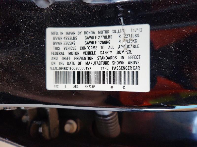 Aukcja sprzedaży 2014 Acura Rlx, vin: JH4KC1F53EC000197, numer aukcji: 67216326