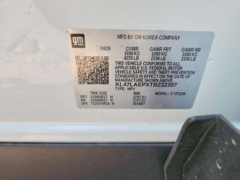Продаж на аукціоні авто 2026 Buick Envista, vin: KL47LAEPXTB232397, номер лоту: 70443786