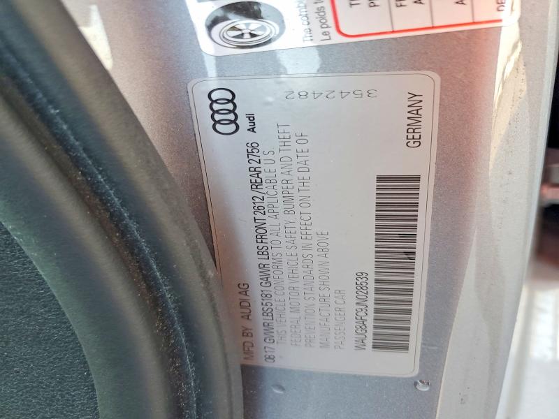 Aukcja sprzedaży 2018 Audi A6, vin: WAUG8AFC9JN028539, numer aukcji: 67647456