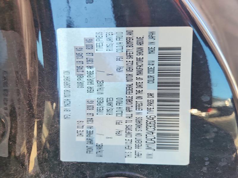 Продаж на аукціоні авто 2019 Mazda Mx-5 Miata, vin: JM1NDAD74K0306046, номер лоту: 68584136