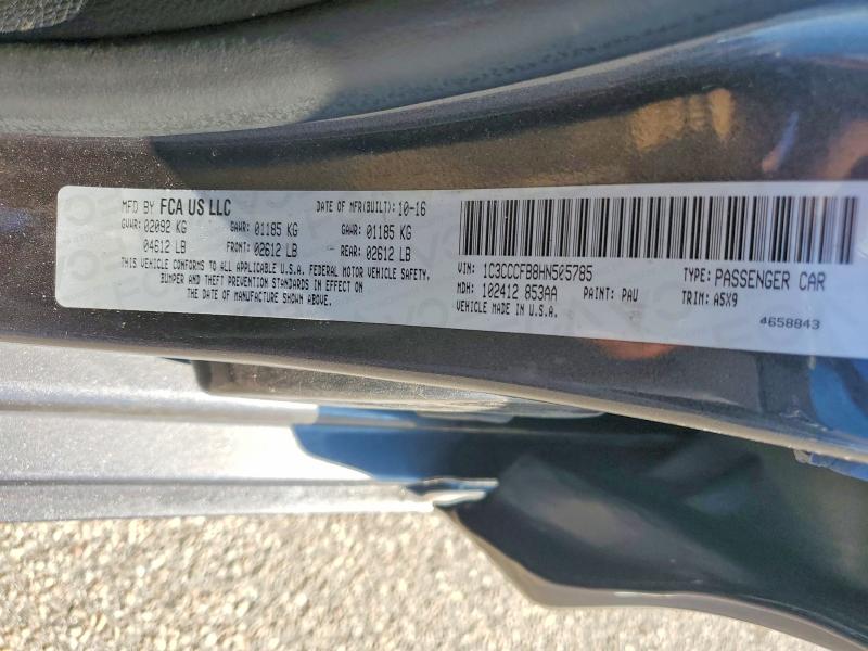 Aukcja sprzedaży 2017 Chrysler 200, vin: 1C3CCCFB8HN505785, numer aukcji: 67956126