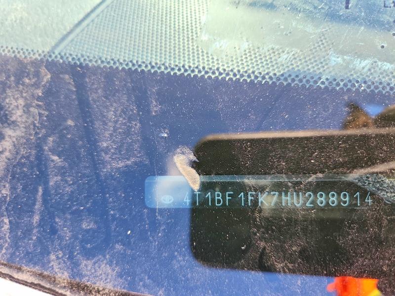 Aukcja sprzedaży 2017 Toyota Camry, vin: 4T1BF1FK7HU288914, numer aukcji: 66403706
