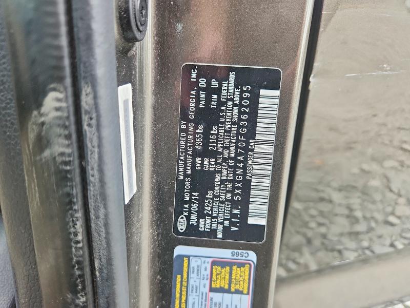 Продаж на аукціоні авто 2015 Kia Optima, vin: 5XXGN4A70FG362095, номер лоту: 69391546