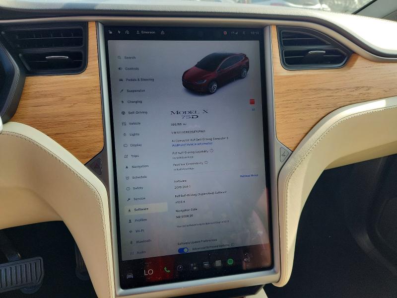 68326356 :رقم المزاد ، 5YJXCDE28JF101961 vin ، 2018 Tesla Model X مزاد بيع