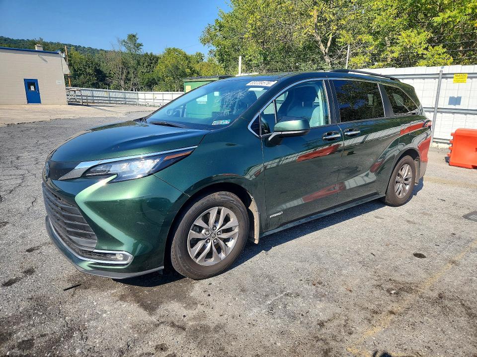Продажа на аукционе авто 2021 Toyota Sienna, vin: 5TDJRKEC7MS025005, номер лота: 69239576