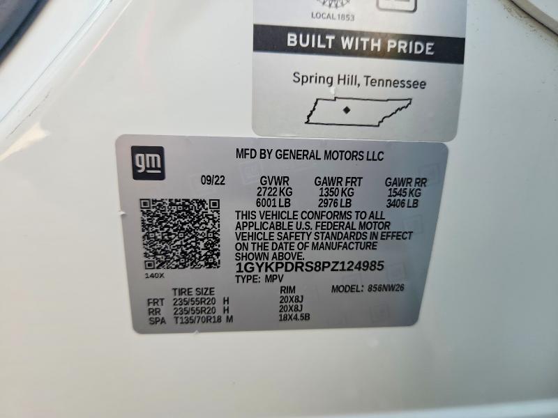 Aukcja sprzedaży 2023 Cadillac Xt6, vin: 1GYKPDRS8PZ124985, numer aukcji: 67156196