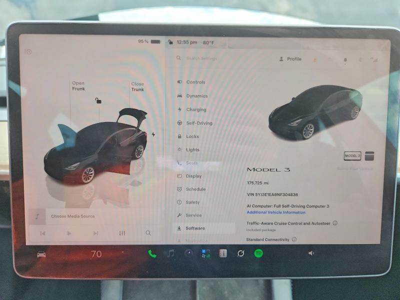 Продаж на аукціоні авто 2022 Tesla Model 3, vin: 5YJ3E1EA6NF304836, номер лоту: 67696646
