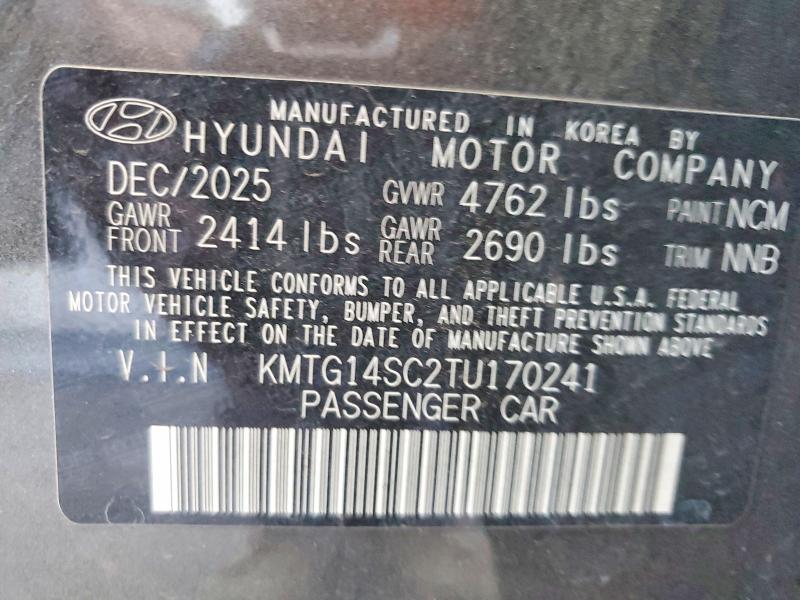 Продаж на аукціоні авто 2026 Genesis G70, vin: KMTG14SC2TU170241, номер лоту: 69489996