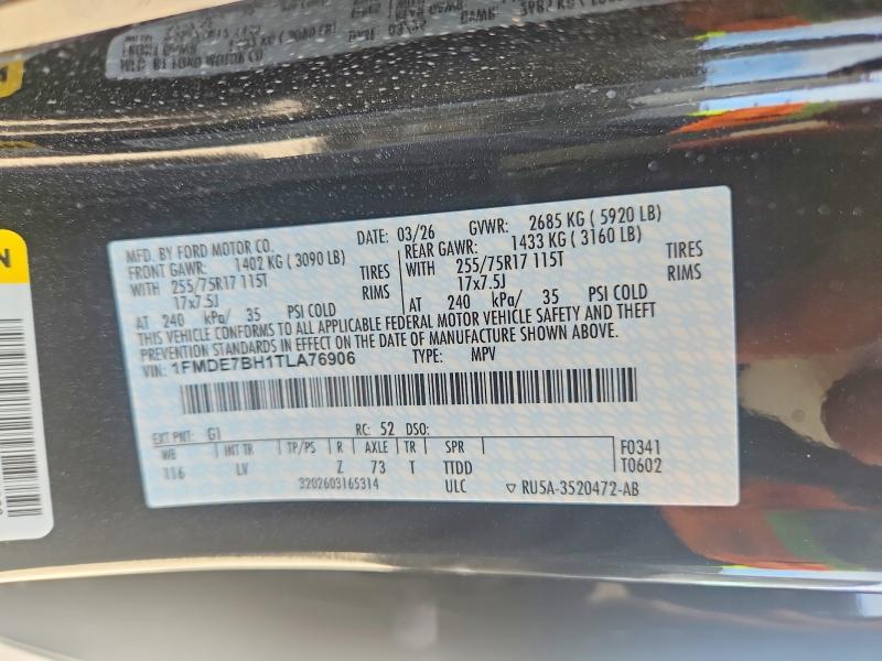 Продаж на аукціоні авто 2026 Ford Bronco, vin: 1FMDE7BH1TLA76906, номер лоту: 71369506
