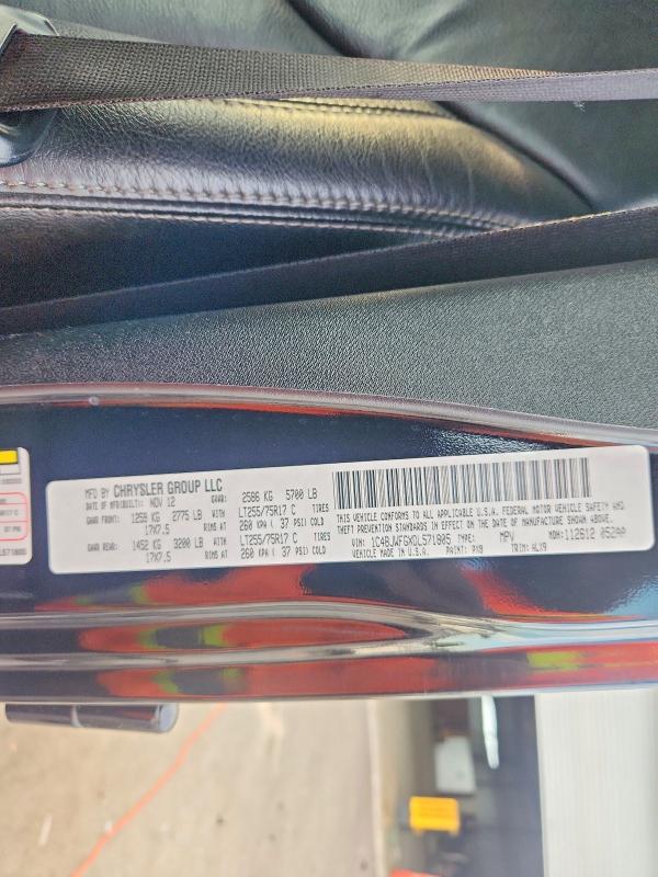 2013 Jeep Wrangler Unlimited მანქანა იყიდება აუქციონზე, vin: 1C4BJWFGXDL571805, აუქციონის ნომერი: 70111776