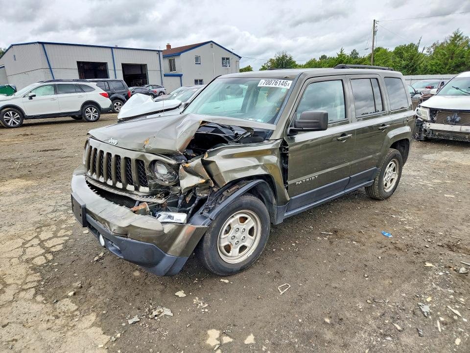 70076146 :رقم المزاد ، 1C4NJRBBXFD283692 vin ، 2015 Jeep Patriot مزاد بيع
