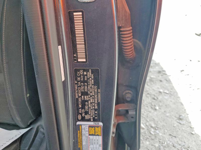 Продажа на аукционе авто 2019 Kia Forte, vin: 3KPF34AD2KE114070, номер лота: 70459326