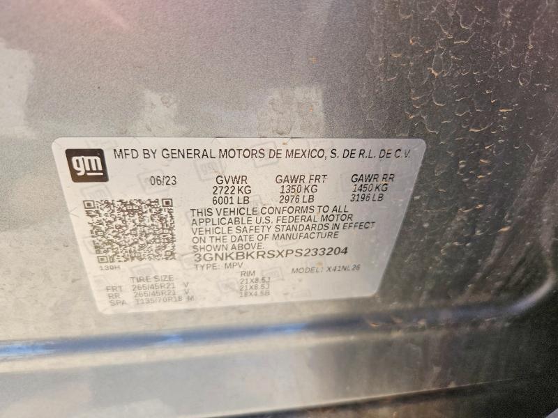 Aukcja sprzedaży 2023 Chevrolet Blazer, vin: 3GNKBKRSXPS233204, numer aukcji: 67588386