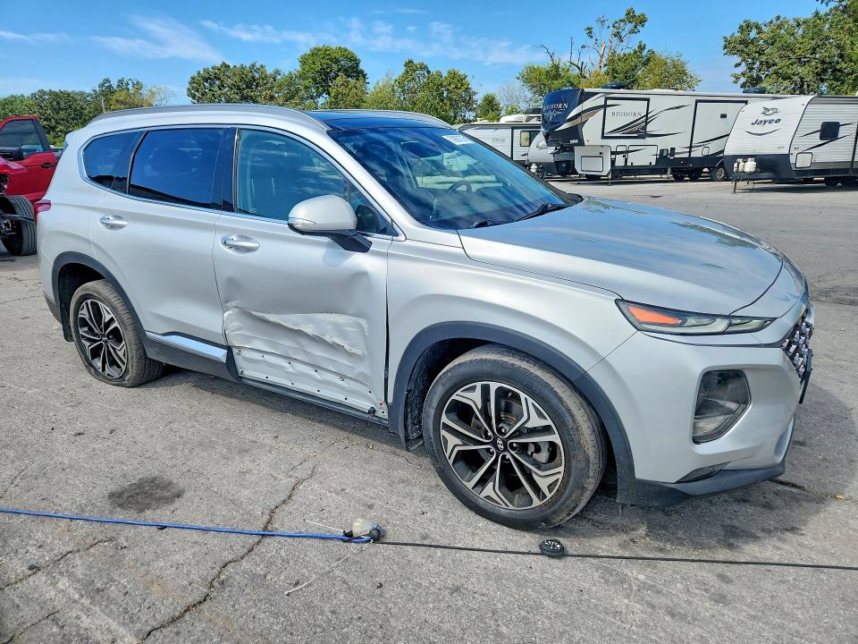 70687376 :رقم المزاد ، 5NMS5CAA1KH104373 vin ، 2019 Hyundai Santa Fe مزاد بيع