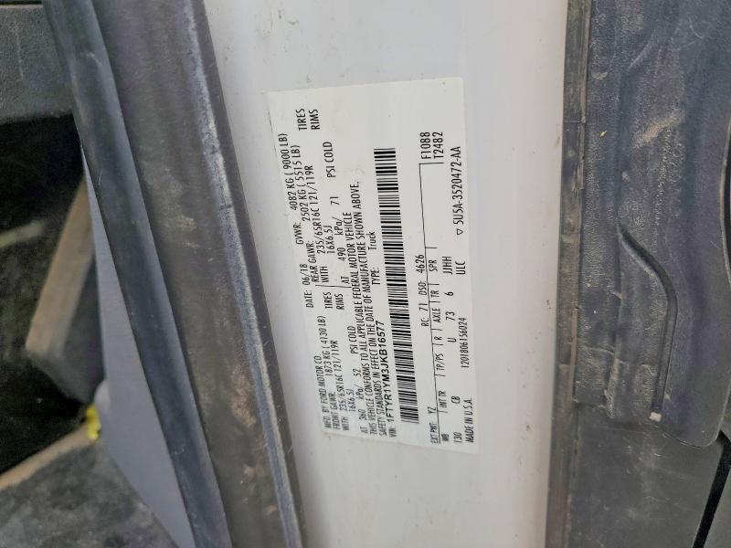 Aukcja sprzedaży 2018 Ford Transit, vin: 1FTYR1YM3JKB16577, numer aukcji: 71302316