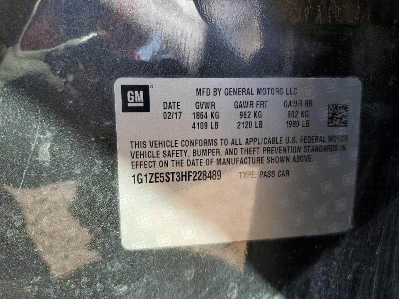 Aukcja sprzedaży 2017 Chevrolet Malibu, vin: 1G1ZE5ST3HF228489, numer aukcji: 67697036