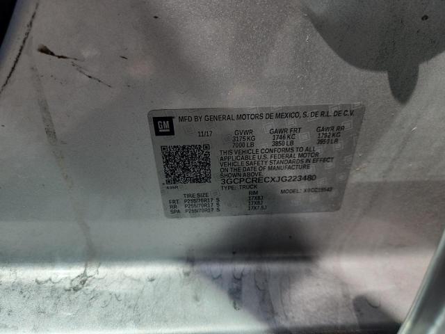 Aukcja sprzedaży 2018 Chevrolet Silverado, vin: 3GCPCRECXJG223480, numer aukcji: 68937926