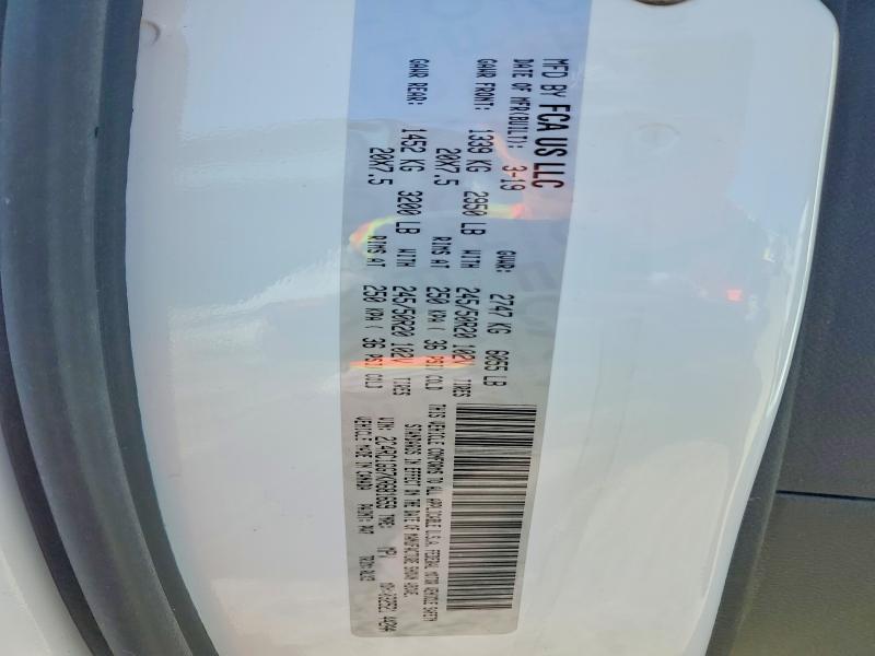 71248826 :رقم المزاد ، 2C4RC1GG7KR681659 vin ، 2019 Chrysler Pacifica مزاد بيع