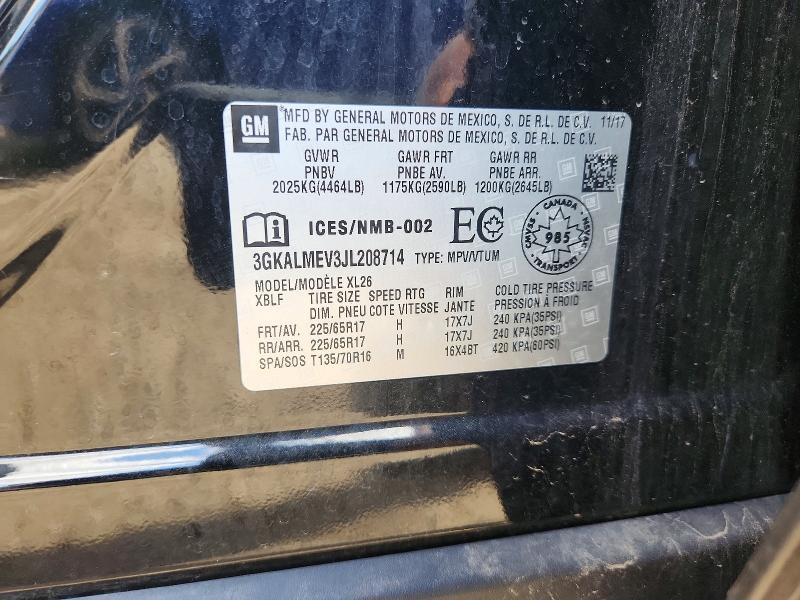 Продажа на аукционе авто 2018 Gmc Terrain, vin: 3GKALMEV3JL208714, номер лота: 66403566