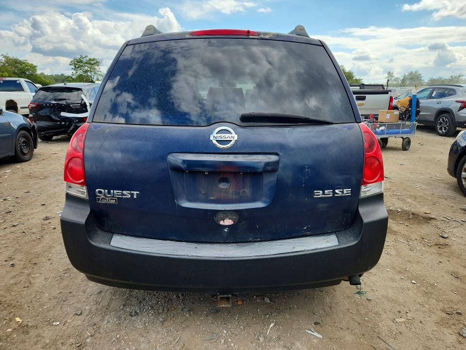 69215016 :رقم المزاد ، 5N1BV28U26N106230 vin ، 2006 Nissan Quest مزاد بيع