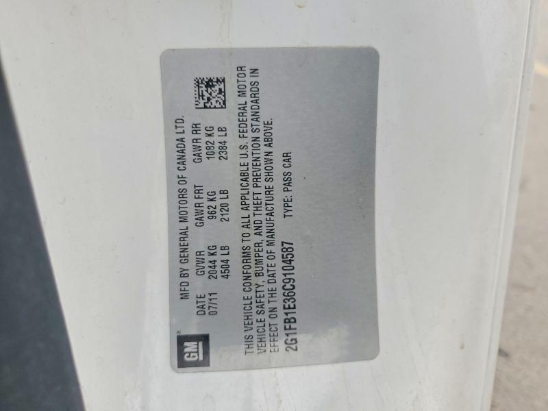 Aukcja sprzedaży 2012 Chevrolet Camaro, vin: 2G1FB1E36C9104587, numer aukcji: 67296526