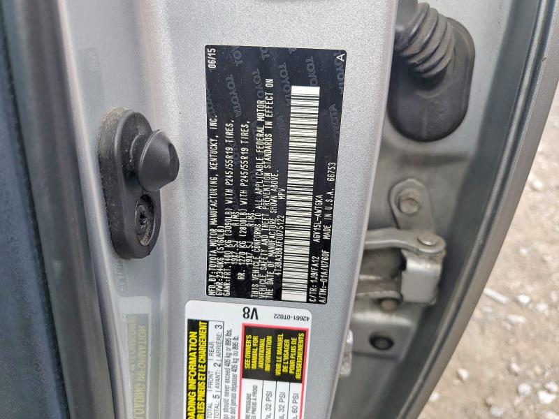 Продажа на аукционе авто 2015 Toyota Venza, vin: 4T3BA3BBXFU075122, номер лота: 65967276