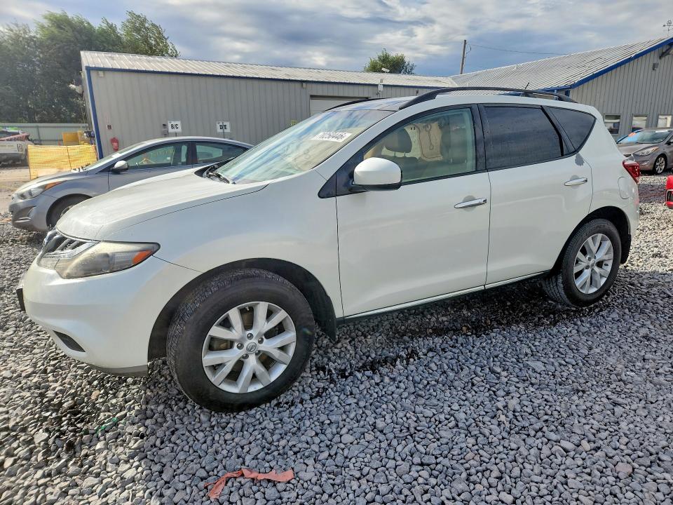 2011 Nissan Murano მანქანა იყიდება აუქციონზე, vin: JN8AZ1MW6BW163416, აუქციონის ნომერი: 70250446