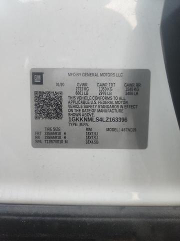 Aukcja sprzedaży 2020 Gmc Acadia, vin: 1GKKNMLS4LZ163396, numer aukcji: 67263306