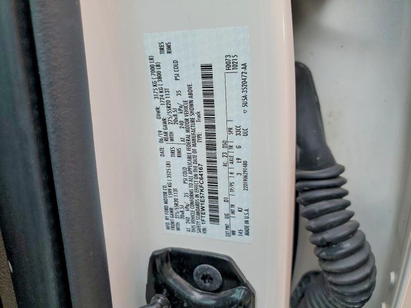 Aukcja sprzedaży 2019 Ford F150, vin: 1FTEW1E57KFC64167, numer aukcji: 69253626