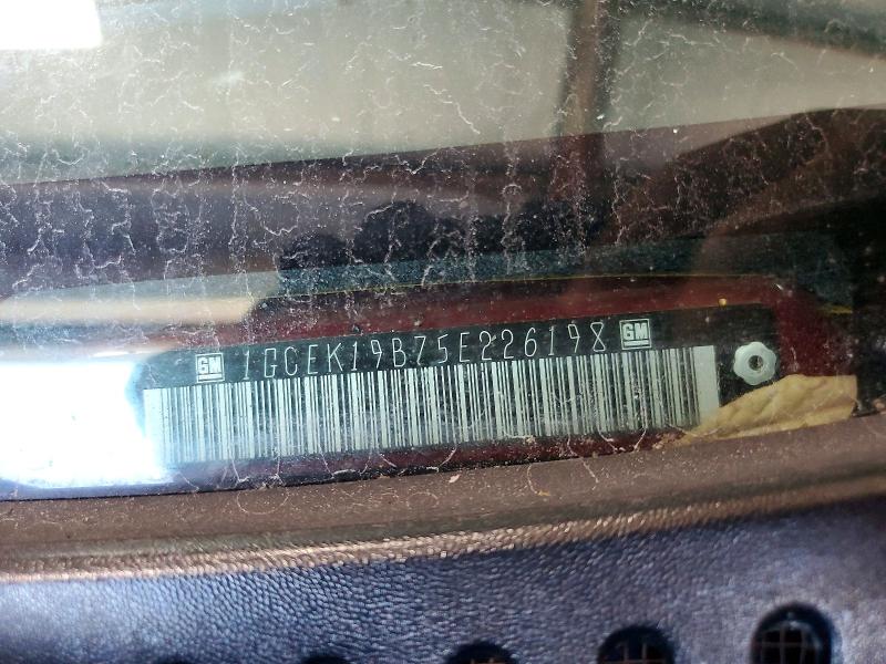 Aukcja sprzedaży 2005 Chevrolet Silverado, vin: 1GCEK19B75E226198, numer aukcji: 68876196