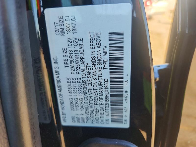 Продаж на аукціоні авто 2017 Acura Rdx, vin: 5J8TB3H56HL019530, номер лоту: 67910306