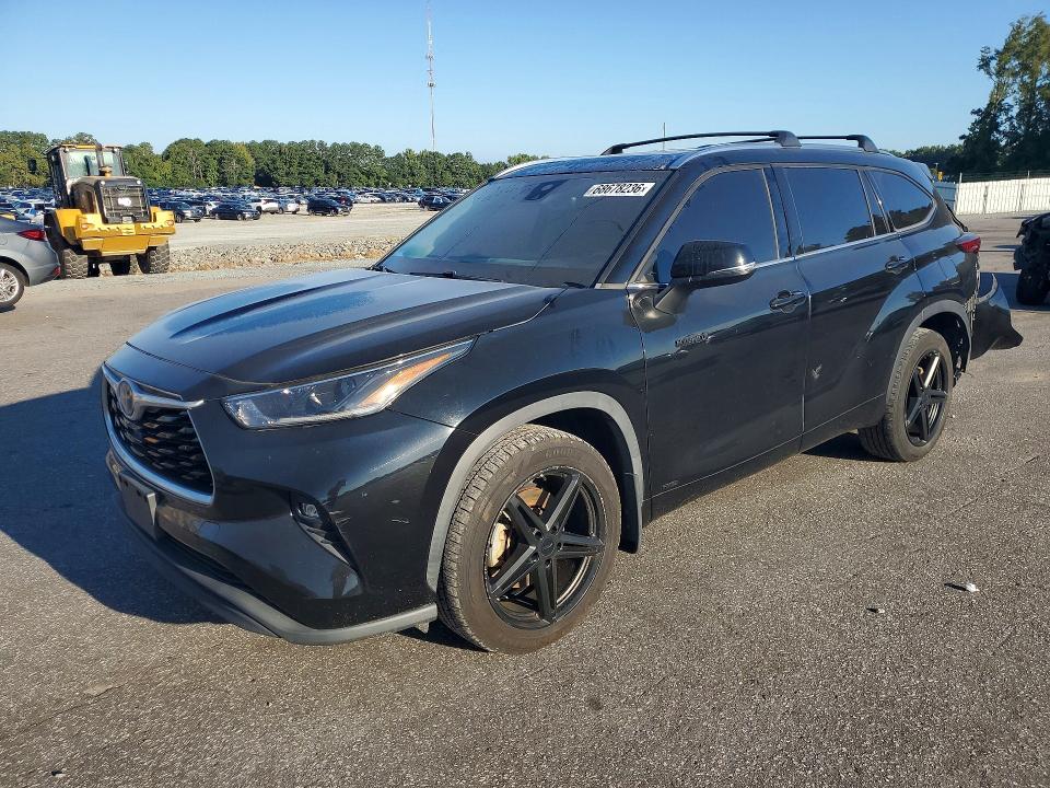 2021 Toyota Highlander მანქანა იყიდება აუქციონზე, vin: 5TDHBRCH6MS521357, აუქციონის ნომერი: 68678236