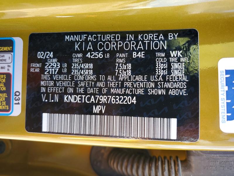 Продажа на аукционе авто 2024 Kia Seltos, vin: KNDETCA79R7632204, номер лота: 68063386