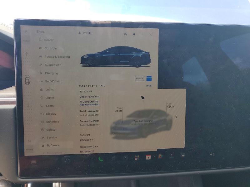 Продажа на аукционе авто 2021 Tesla Model S, vin: 5YJSA1E54MF437068, номер лота: 67547656