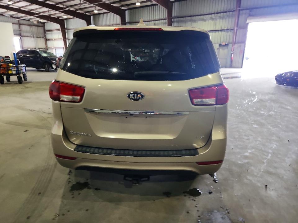 2016 Kia Sedona მანქანა იყიდება აუქციონზე, vin: KNDMB5C15G6158998, აუქციონის ნომერი: 70094906