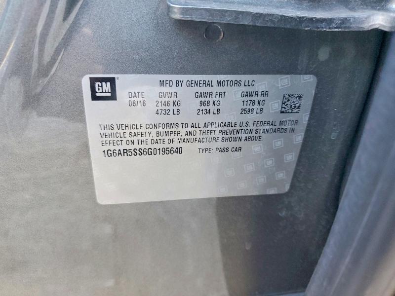 Продажа на аукционе авто 2016 Cadillac Cts, vin: 1G6AR5SS6G0195640, номер лота: 68584806