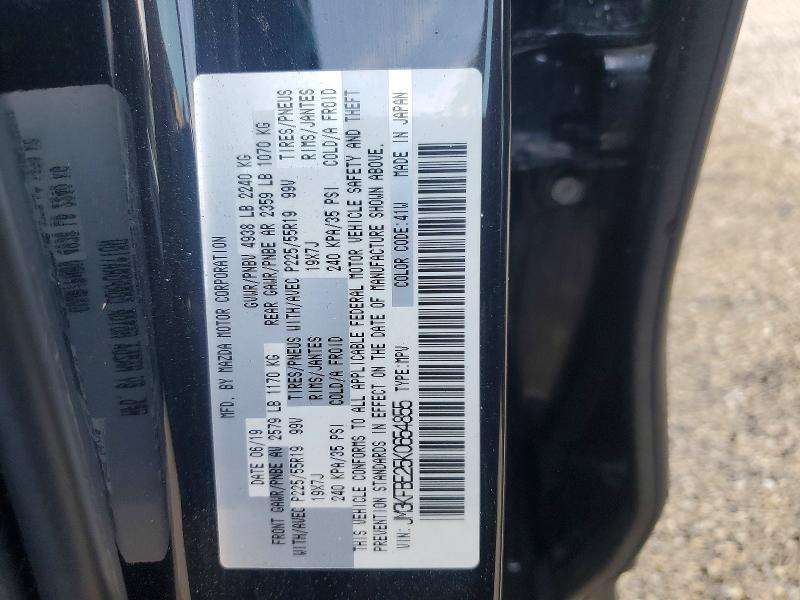 Aukcja sprzedaży 2019 Mazda Cx-5, vin: JM3KFBE25K0654855, numer aukcji: 64506676