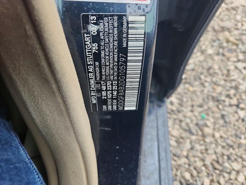 Aukcja sprzedaży 2013 Mercedes-benz C, vin: WDDGF8AB2DG105797, numer aukcji: 68387316