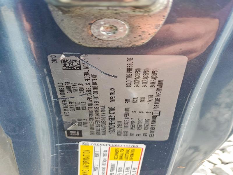 Aukcja sprzedaży 2014 Chevrolet Silverado, vin: 1GCNCPEH6EZ147706, numer aukcji: 69551056