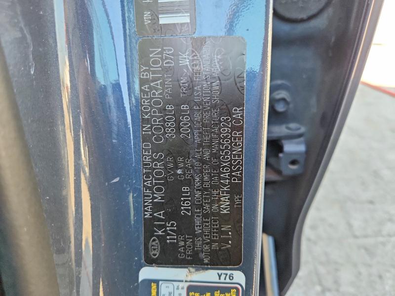 Продаж на аукціоні авто 2016 Kia Forte, vin: KNAFK4A6XG5563923, номер лоту: 69088736