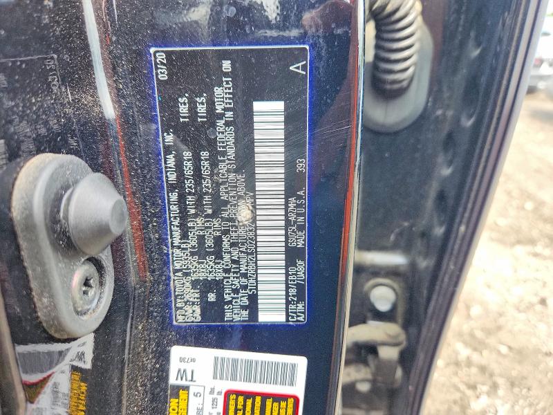 Aukcja sprzedaży 2020 Toyota Highlander, vin: 5TDHZRBH2LS023832, numer aukcji: 66709446