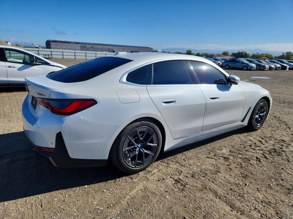 2023 Bmw I4 მანქანა იყიდება აუქციონზე, vin: WBY43AW04PFP67328, აუქციონის ნომერი: 67559476