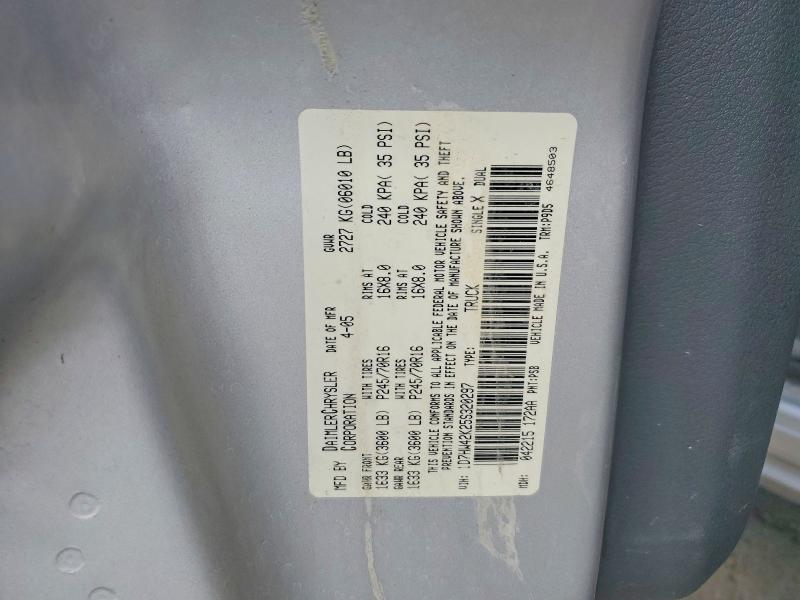 Продажа на аукционе авто 2005 Dodge Dakota, vin: 1D7HW42K25S320297, номер лота: 68258126